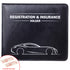 CANOPUS Car Registration and Insurance Holder with Magnetic Closure, Car Document Holder, Vehicle Glove Box Organizer, Wallet for Auto, Motorcycle, Truck, 1 Holder with 2 Sets of EZ Pass Strips